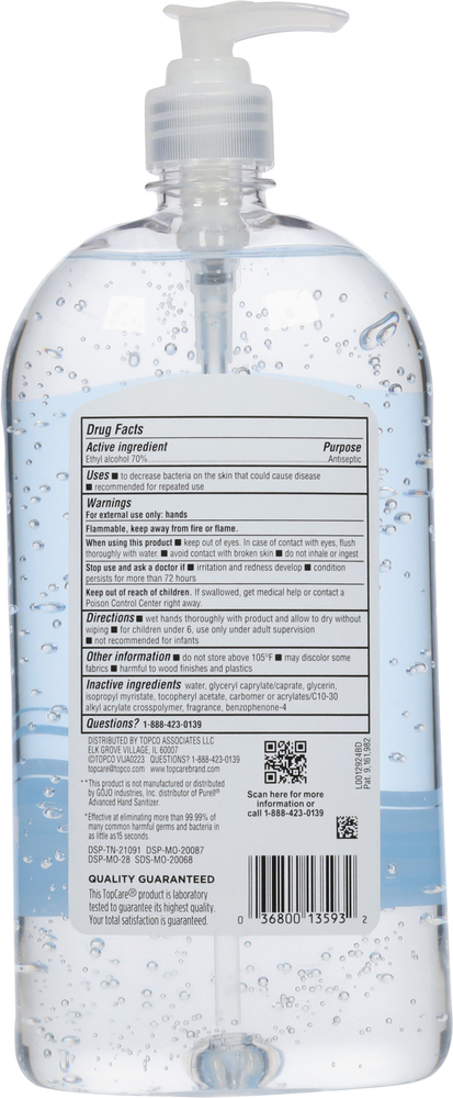 TopCare Everyday Hand Sanitizer Moisturizing