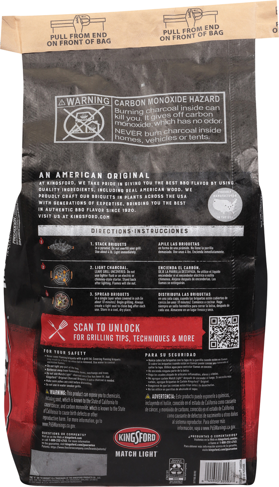 Kingsford Instant Match Light Charcoal Briquets