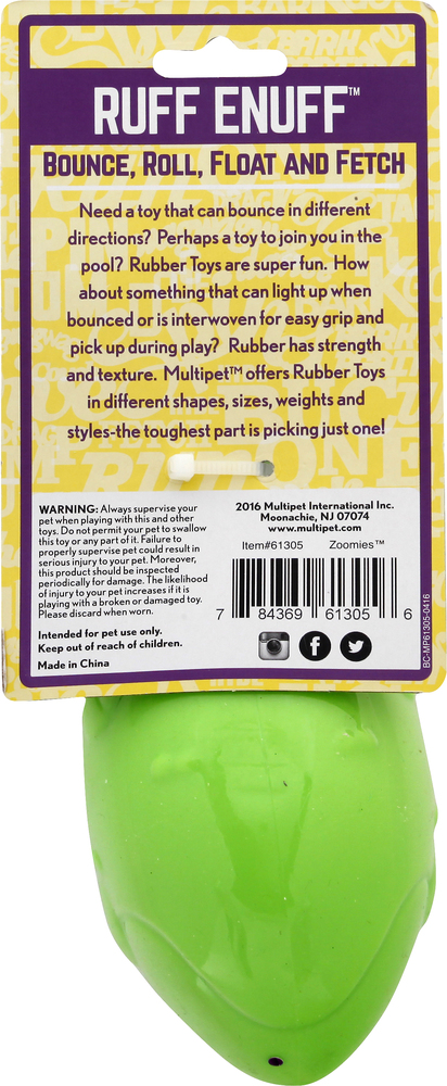 Multipet Dog Toy, Ruff Enuff