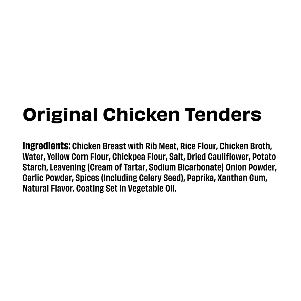 Caulipower Chicken TendersIngredients