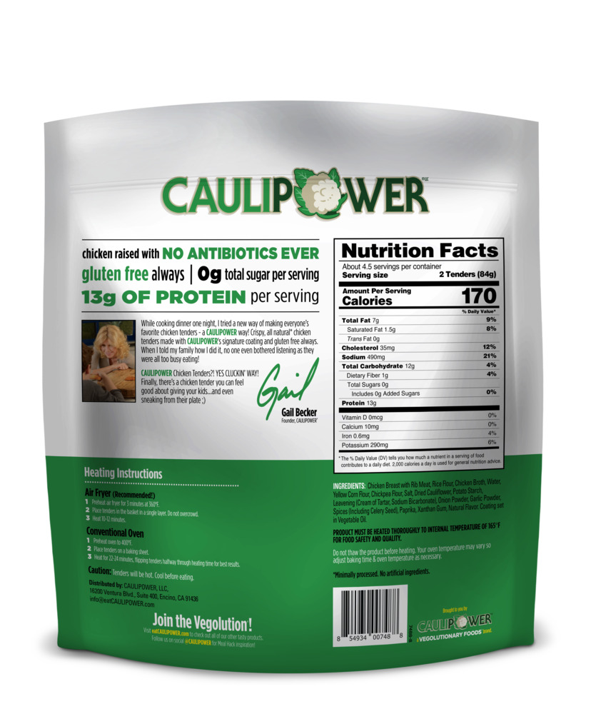 Caulipower Chicken TendersPlanogramBack