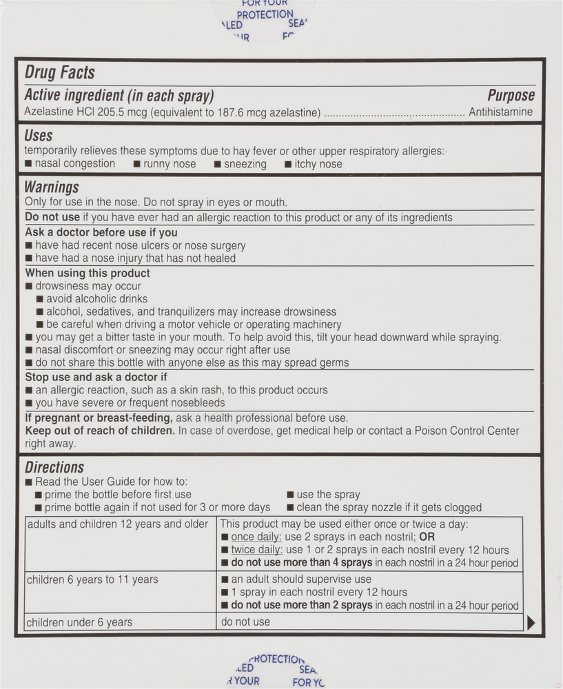 Astepro Nasal Spray, Antihistamine, Full Prescription Strength, Allergy