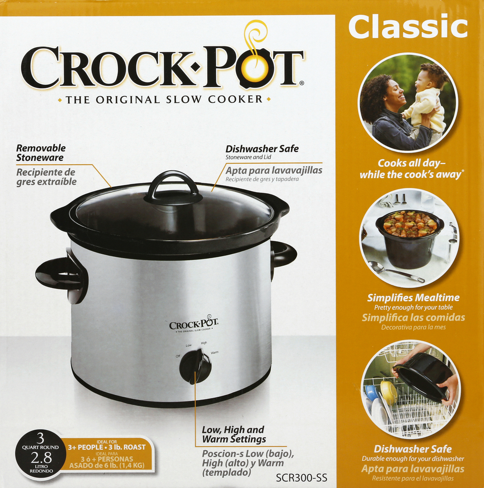 3 quart crock pot top