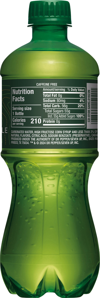 Canada Dry Ginger Ale, Caffeine Free