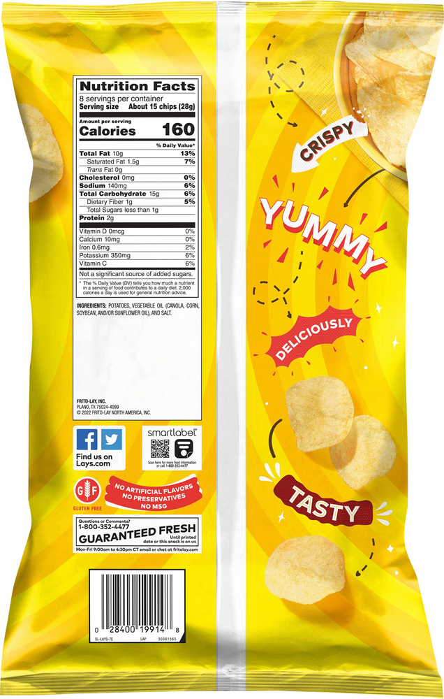 Lay's Potato Chips, ClassicPlanogramBack