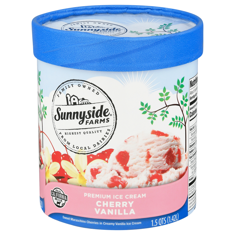 Sunnyside Farms Ice Cream, Premium, Cherry