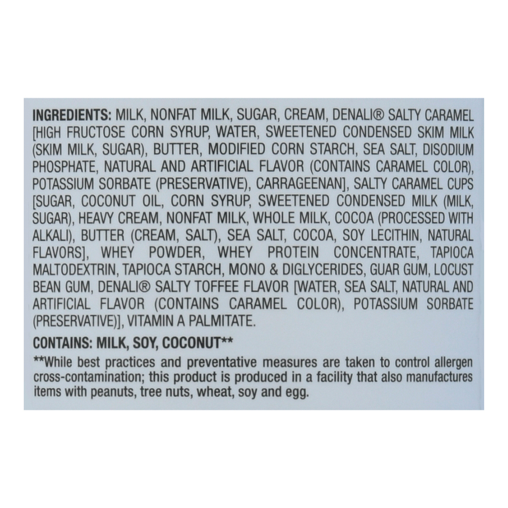 Sunnyside Farms Ice Cream, Light, Salty Caramel Caribou, Creamy Churn