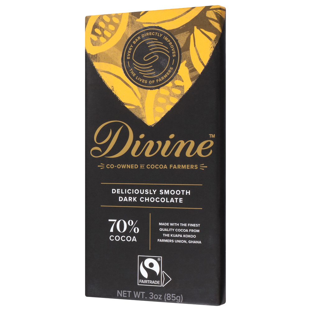 Divine 70% Cocoa Dark Chocolate