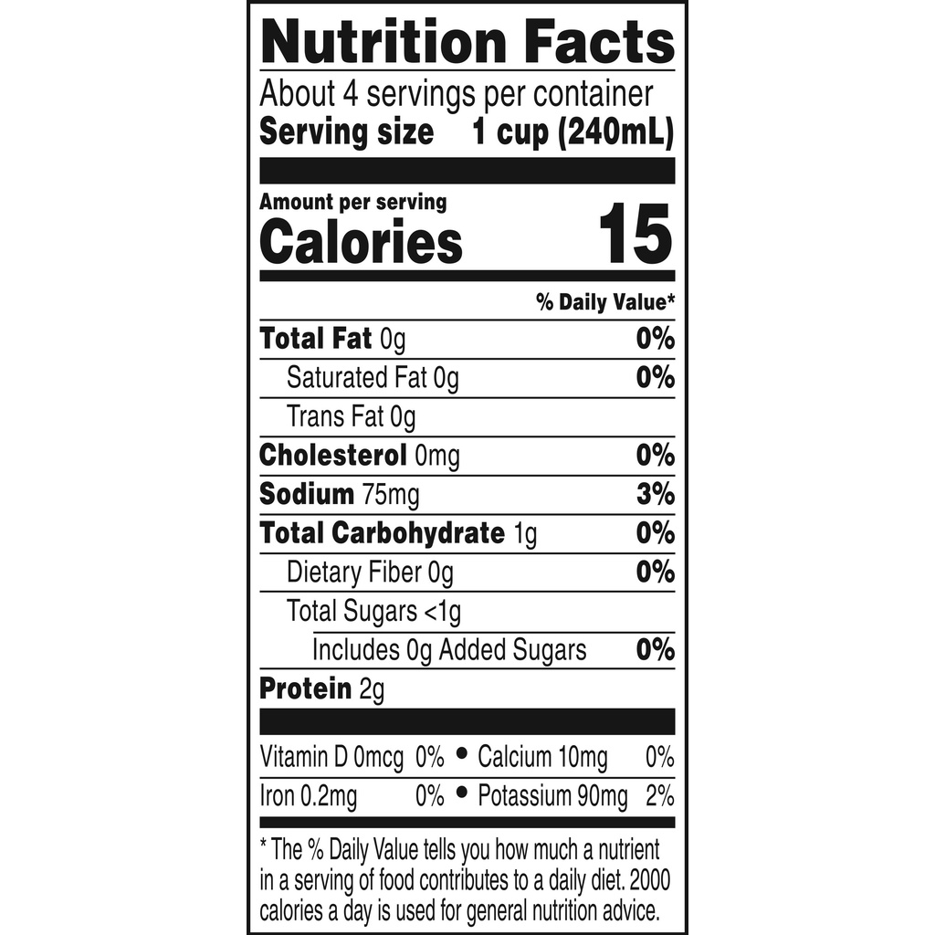 Swanson Broth, Beef, UnsaltedNutritionFacts