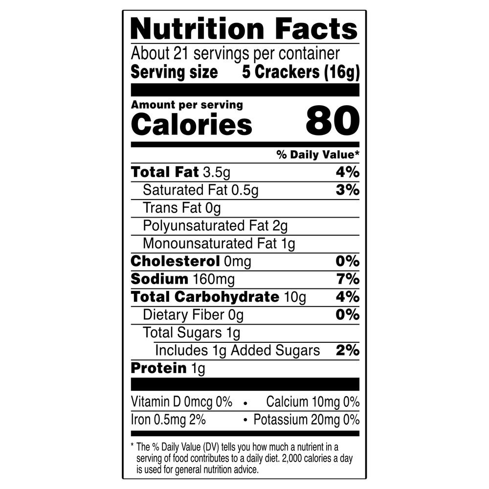 Toasteds Crackers, Assortment, Party PackNutritionFacts