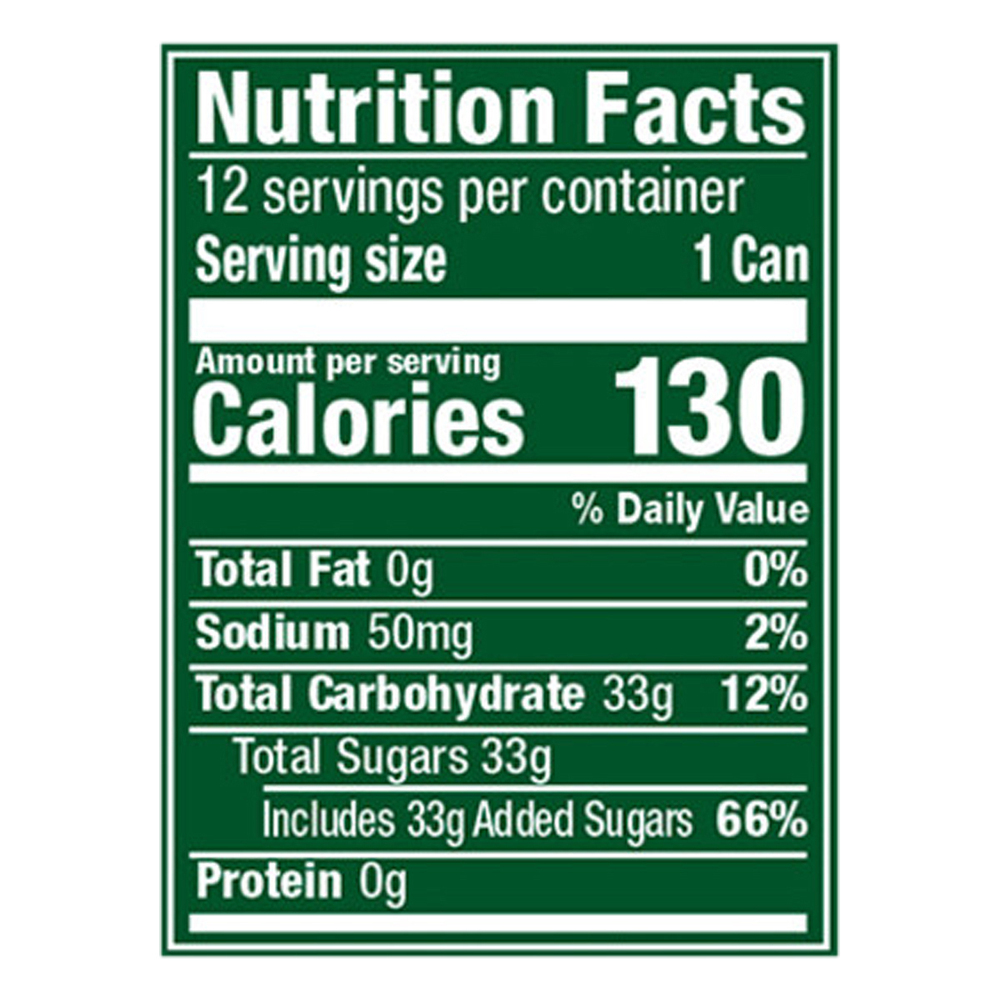canada-dry-ginger-ale-nutrition-facts