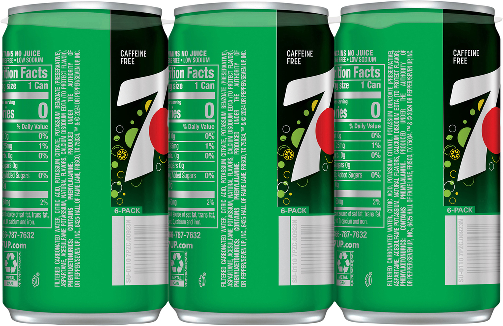 7-UP Soda, Zero Sugar, Lemon Lime