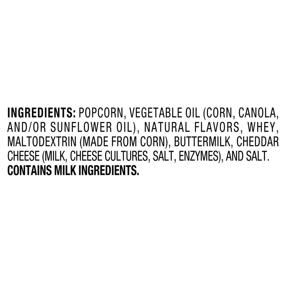 Smartfood Popcorn, White Cheddar, Party Size!Ingredients