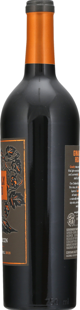 Gnarly Head Old Vine Zin, Lodi Zinfandel, 2018