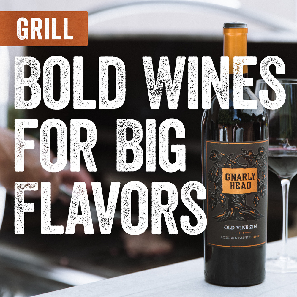 Gnarly Head Old Vine Zin, Lodi Zinfandel, 2018