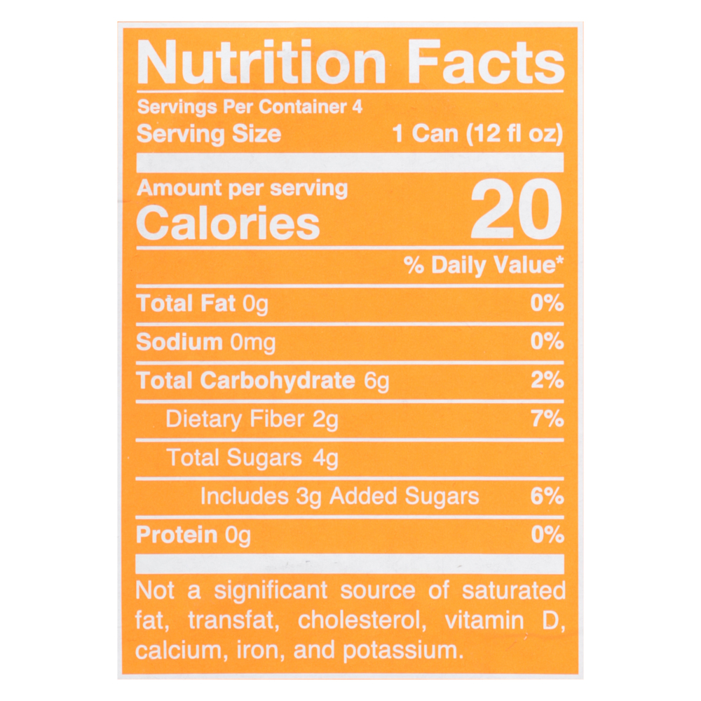 Poppi Prebiotic Soda Orange Nutrition Facts poppi-prebiotic-soda-orange-nutrition-facts