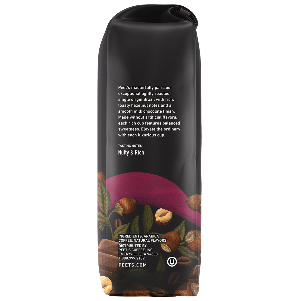 Peet's Coffee Hazelnut Mocha Light Roast Ground Coffee - 10oz Bags