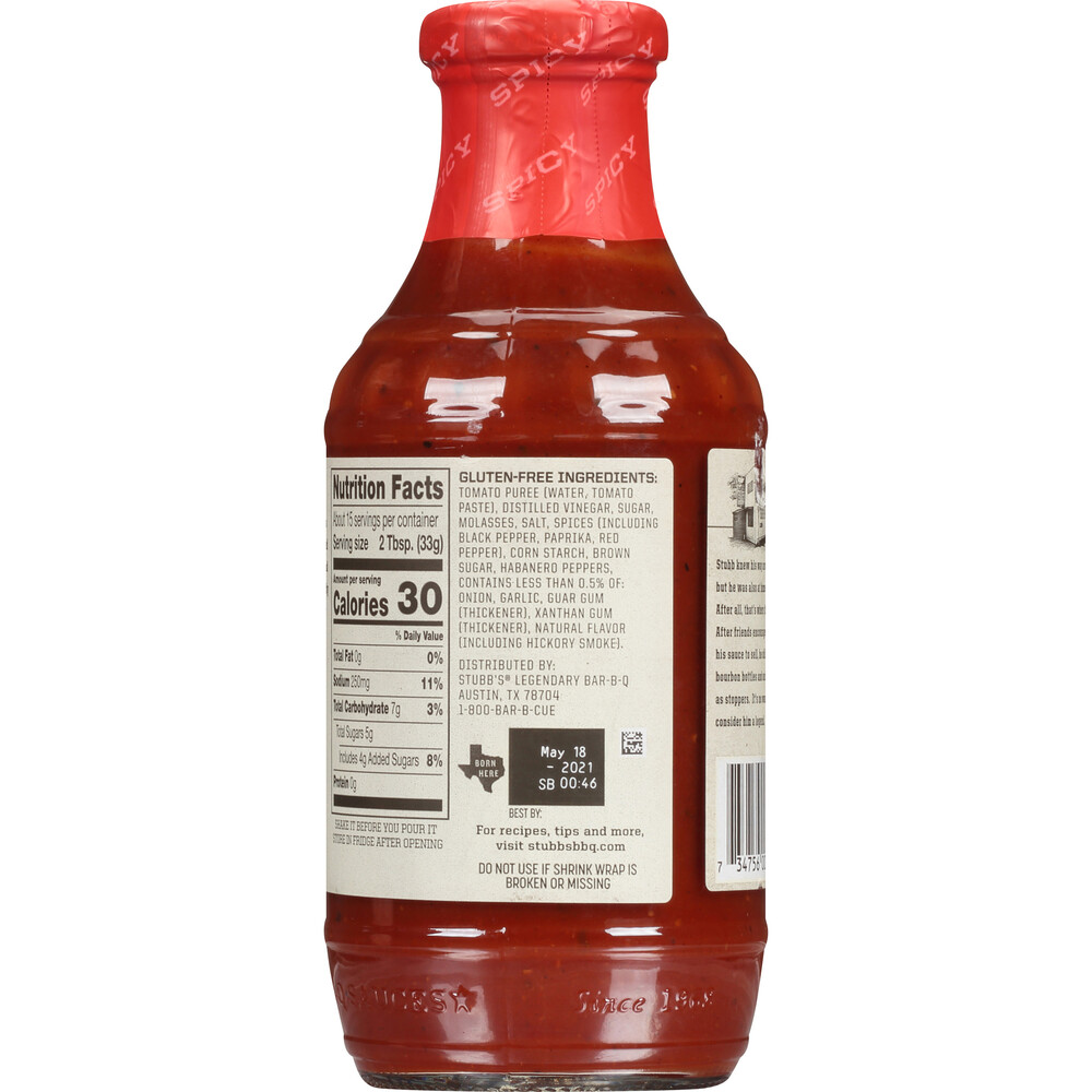Stubb s Spicy Barbecue Sauce