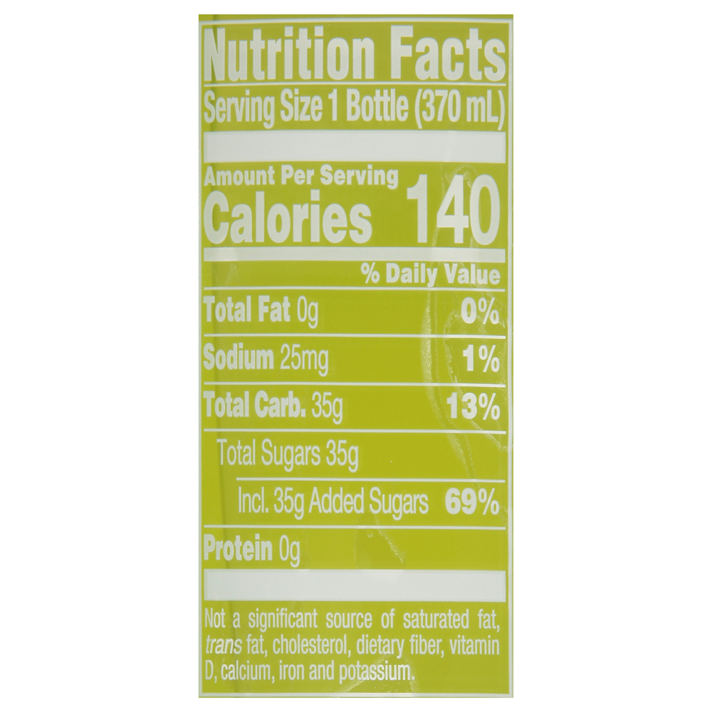 Jarritos Soda, LimeNutritionFacts