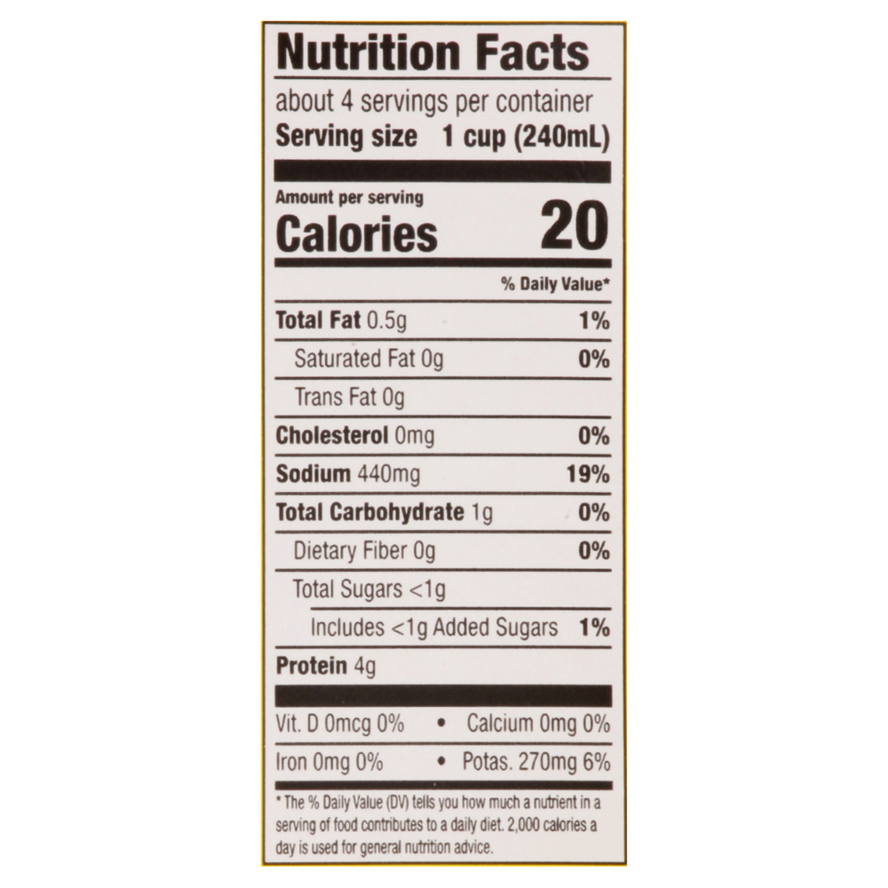 Kitchen Basics Chicken Stock, OriginalNutritionFacts