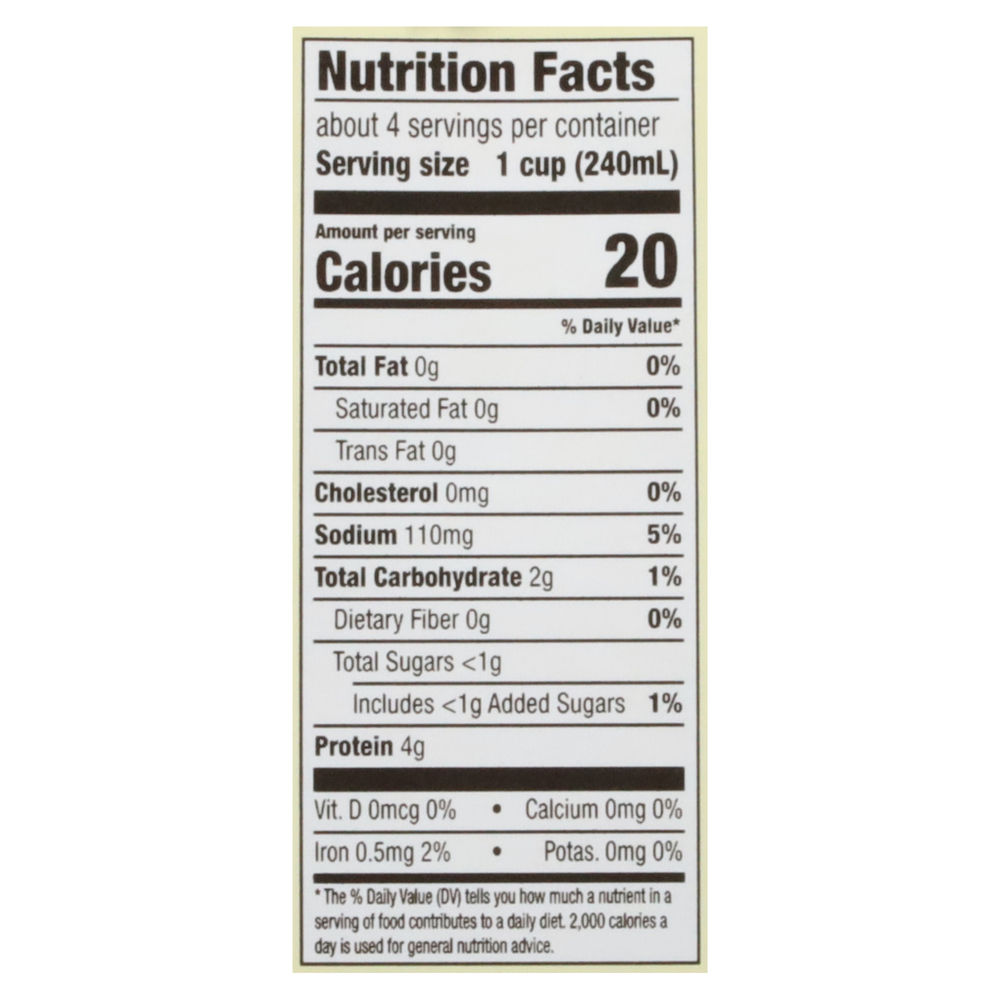 Kitchen Basics Stock, Beef, UnsaltedNutritionFacts