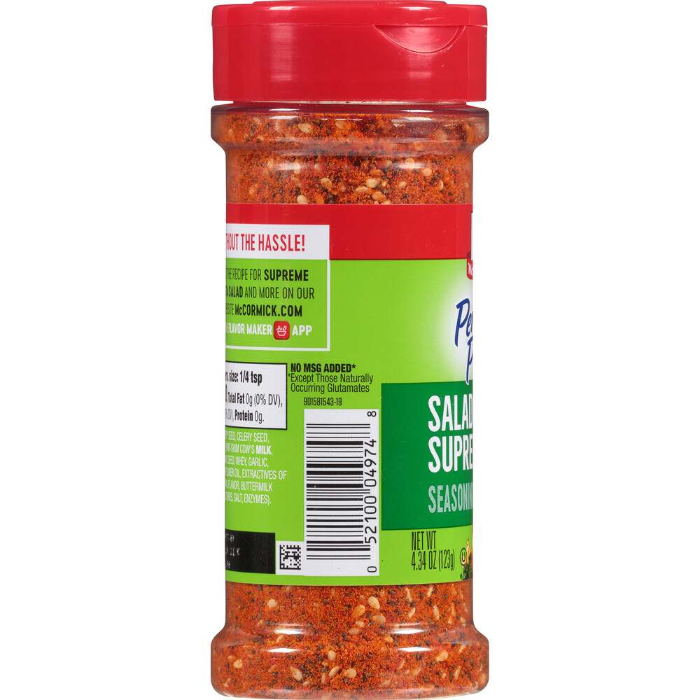 McCormick Perfect Pinch Gluten Free Salad Supreme Seasoning
