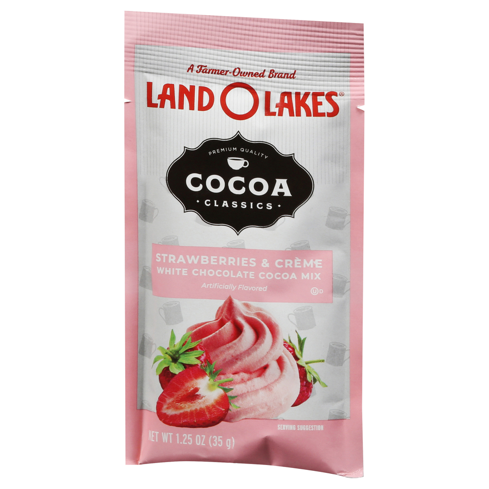 Land O Lakes Cocoa Classics Cocoa Mix, Strawberry & Creme White