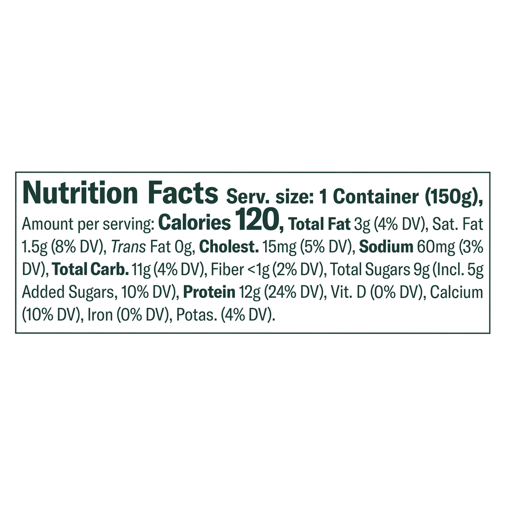 Chobani Yogurt Greek Less Sugar Reduced Fat Wild Blueberry Nutrition Facts 2376