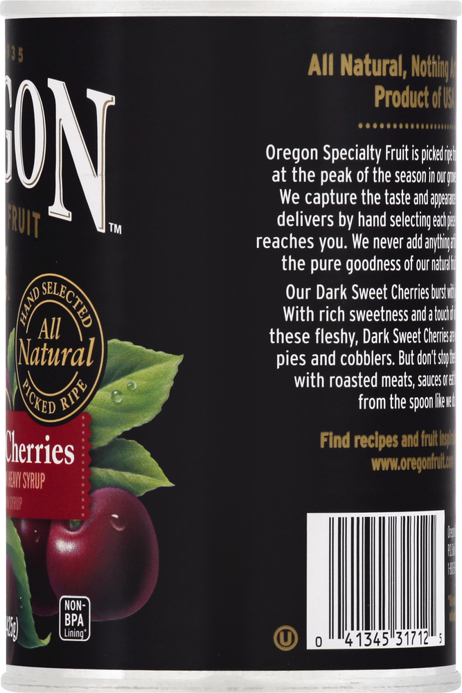 Oregon Dark Sweet Cherries