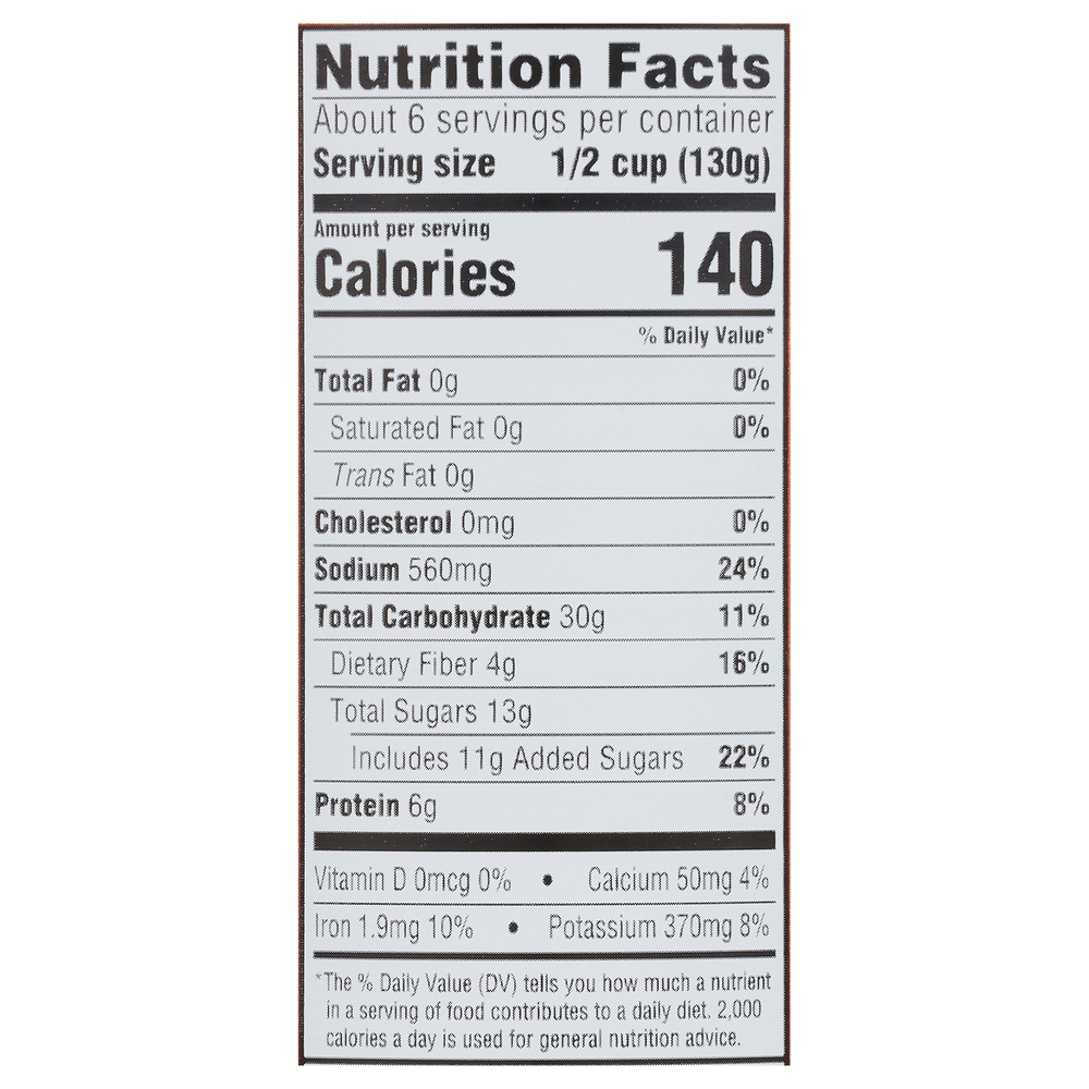 Bush's Best Baked Beans, VegetarianNutritionFacts