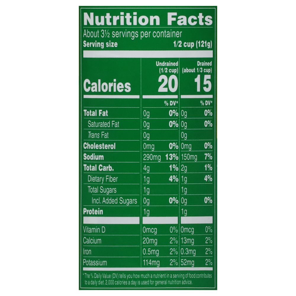 Del Monte Green Beans French Style Seasoned Vegetables Nutrition Facts del-monte-green-beans-french-style-seasoned-vegetables-nutrition-facts
