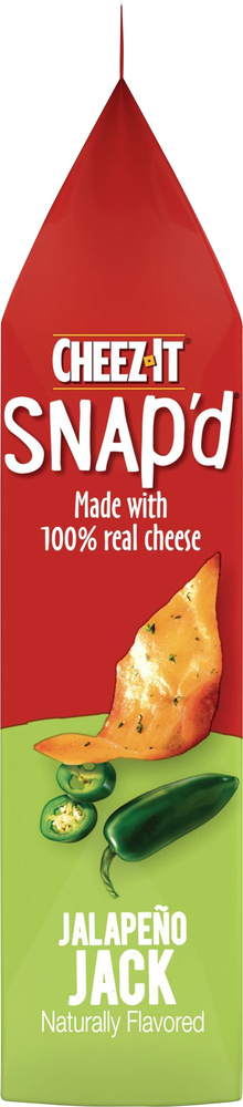 Cheez-It Snap'd Cheesy Baked Snacks, Jalapeno Jack