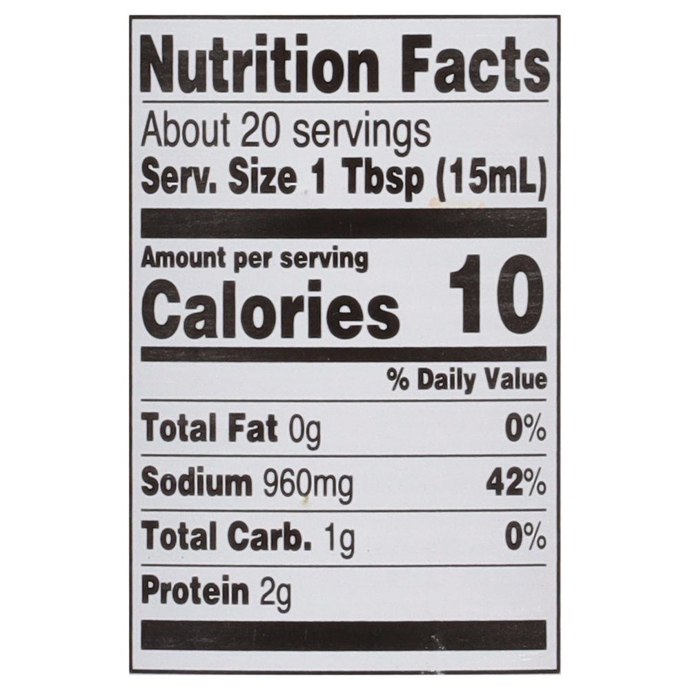 Kikkoman Soy SauceNutritionFacts