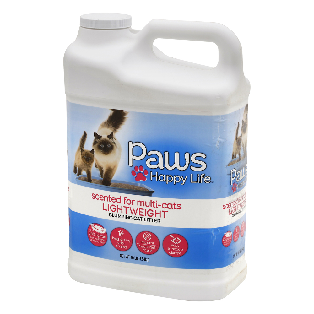 Paws Happy Life Clumping Cat Litter Light Weight