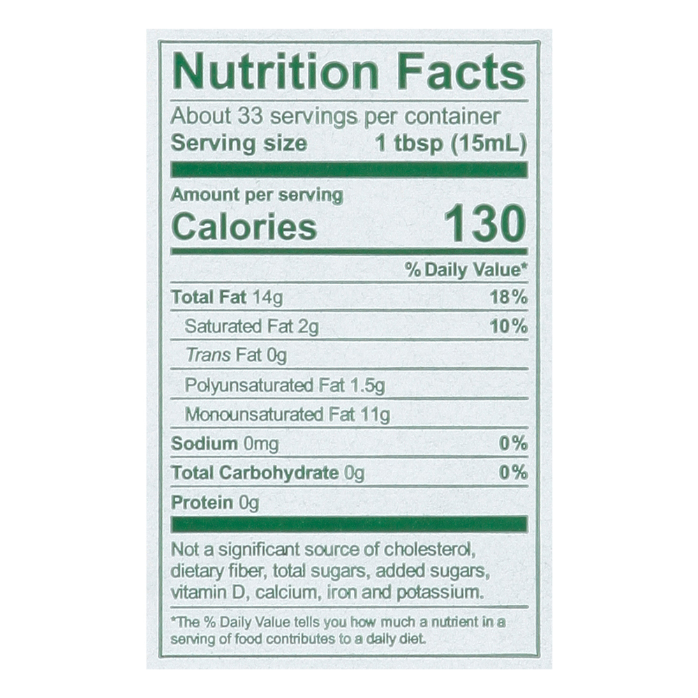 California Olive Ranch Olive Oil, Extra Virgin, MediumNutritionFacts