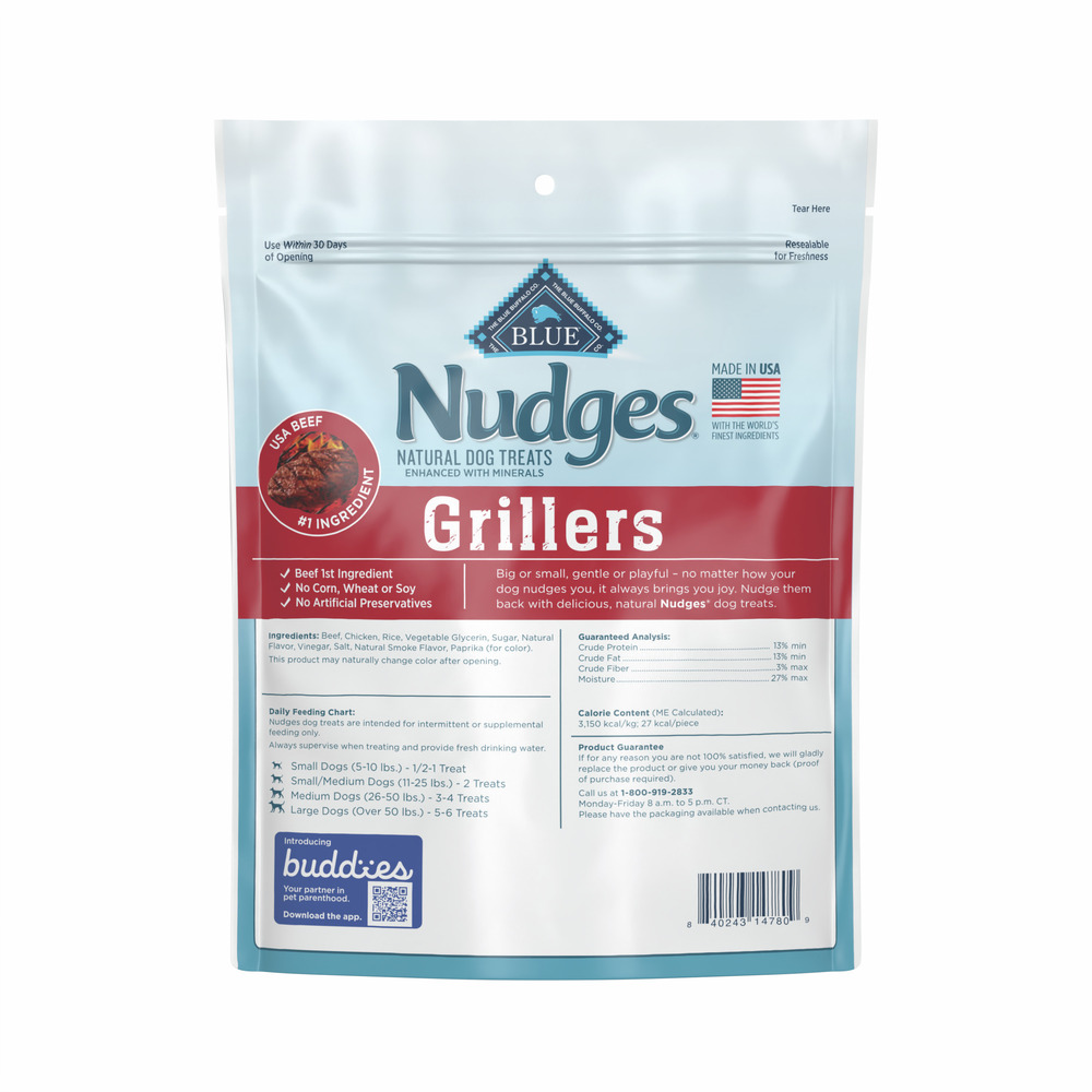 Nudge dog treats outlet