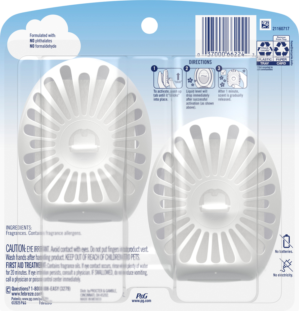 Febreze Bathroom Air Freshener, Odor-Fighting, Light Lavender