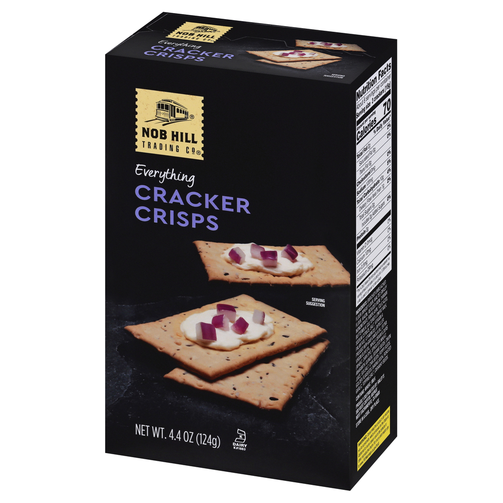 Nob Hill Trading Co. Everything Cracker CrispsFrontRightElevated