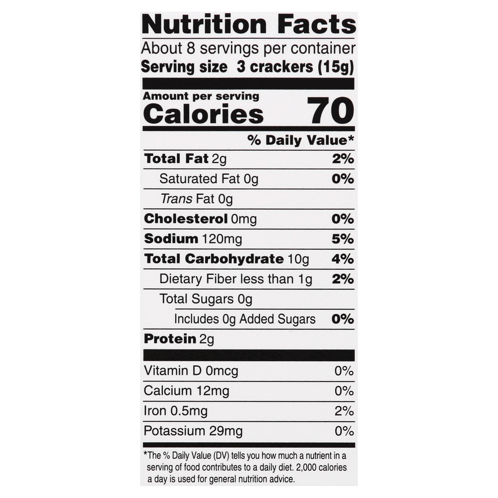 Nob Hill Trading Co. Everything Cracker CrispsNutritionFacts