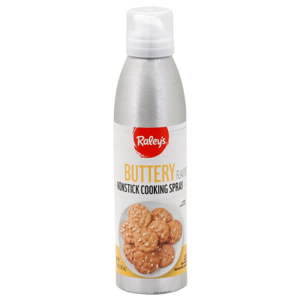 Raley's Nonstick Cooking Spray, Buttery FlavoredMain