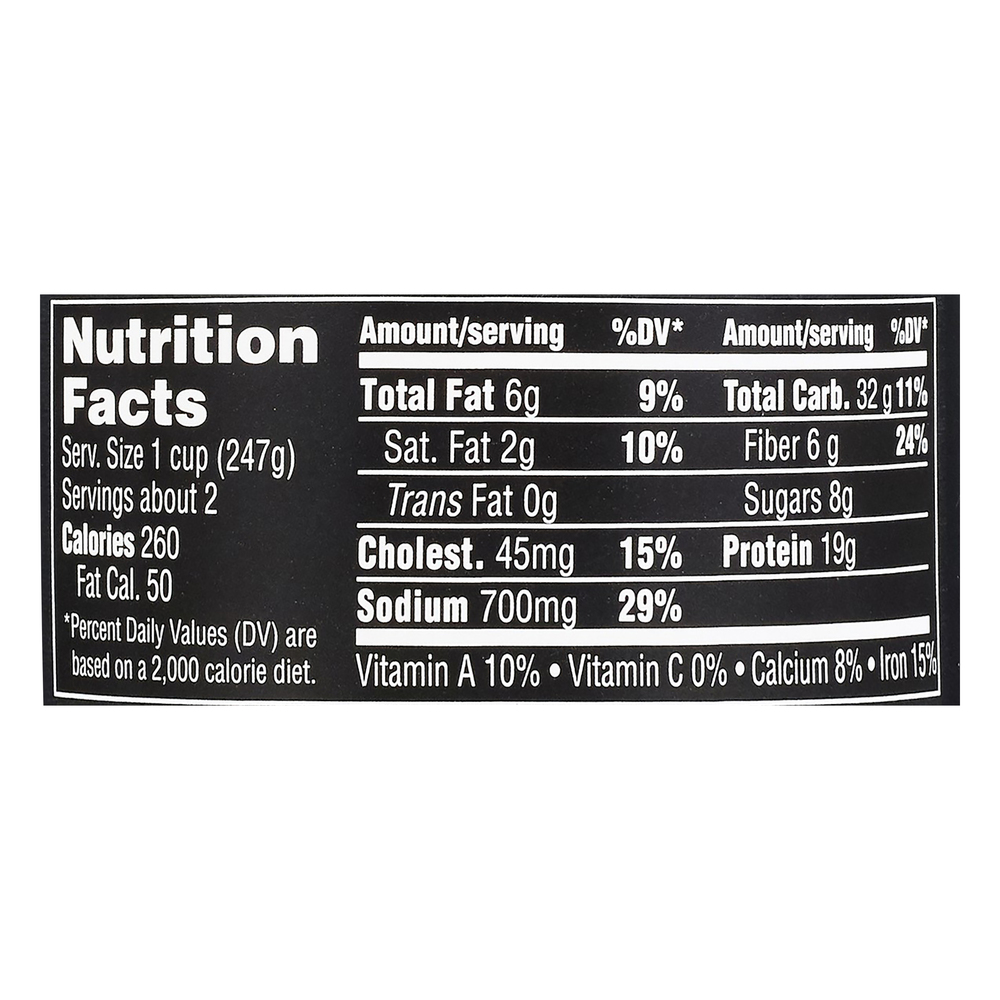 Stagg Chili Turkey Ranchero w/Beans ChiliNutritionFacts