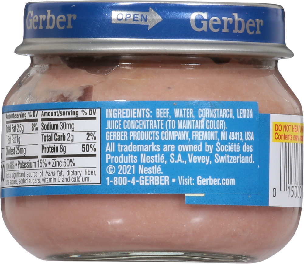 Gerber beef 2025 and gravy