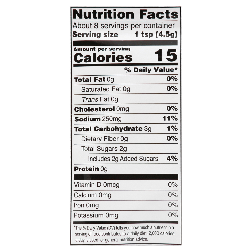 Raley s Seasoning Mix Sloppy Joe Nutrition Facts