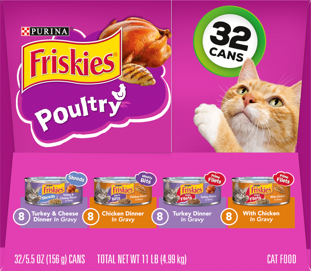 Friskies Cat Food Poultry In Gravy