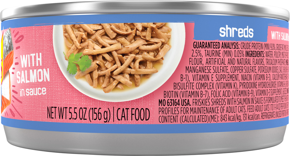 Friskies salmon shreds 2025