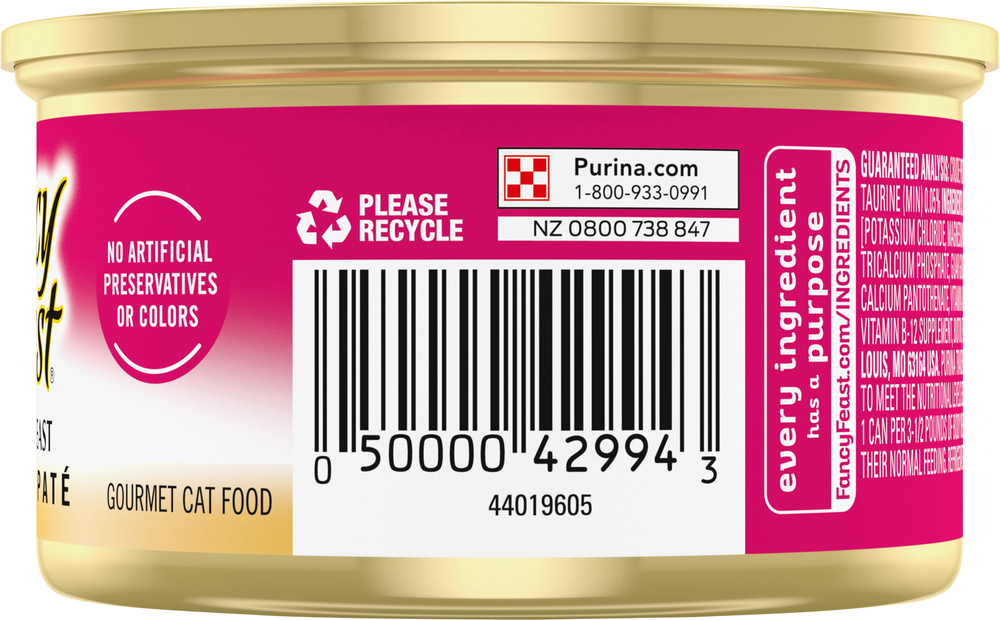 Fancy Feast Cat Food Gourmet Chicken Feast Classic Pate