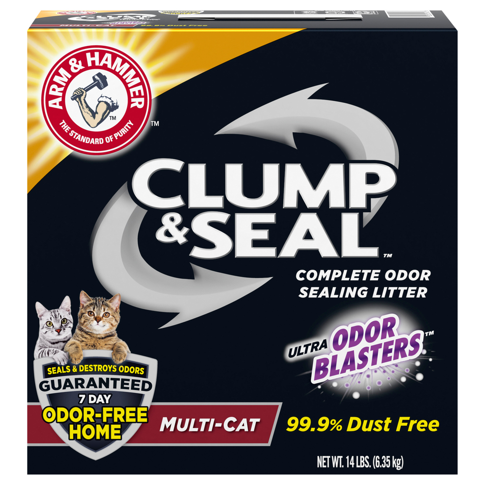 Arm and hammer clearance clump and seal