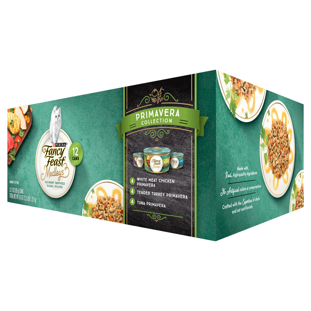 Fancy Feast Medleys Cat Food Gourmet Primavera Collection