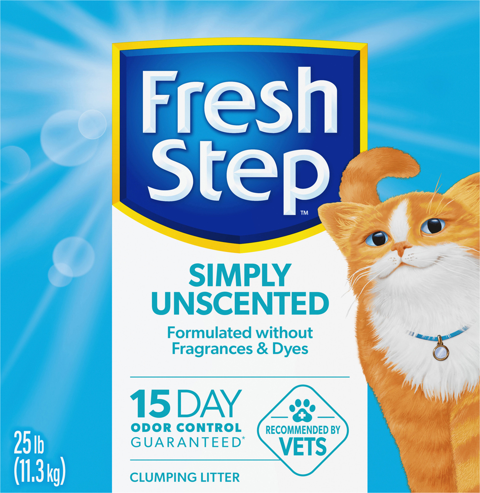 Fresh Step Clumping Cat Litter Simply Unscented