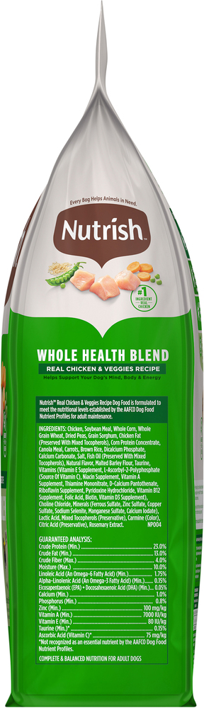 Rachael Ray Nutrish Real Chicken Veggies Recipe Dry Dog Food 28 lbs